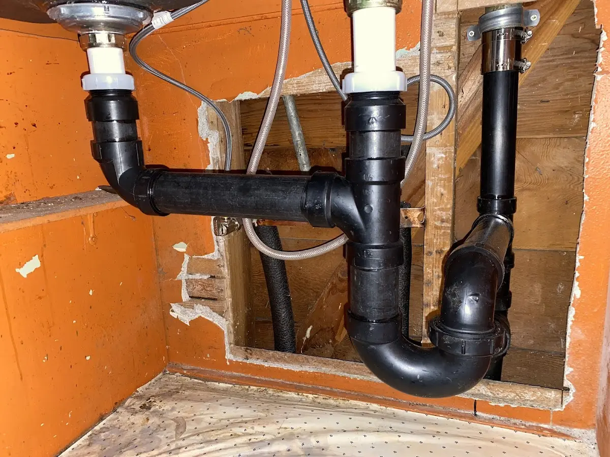 Professional Repiping Services equipment and tools on the job in Sturtevant
